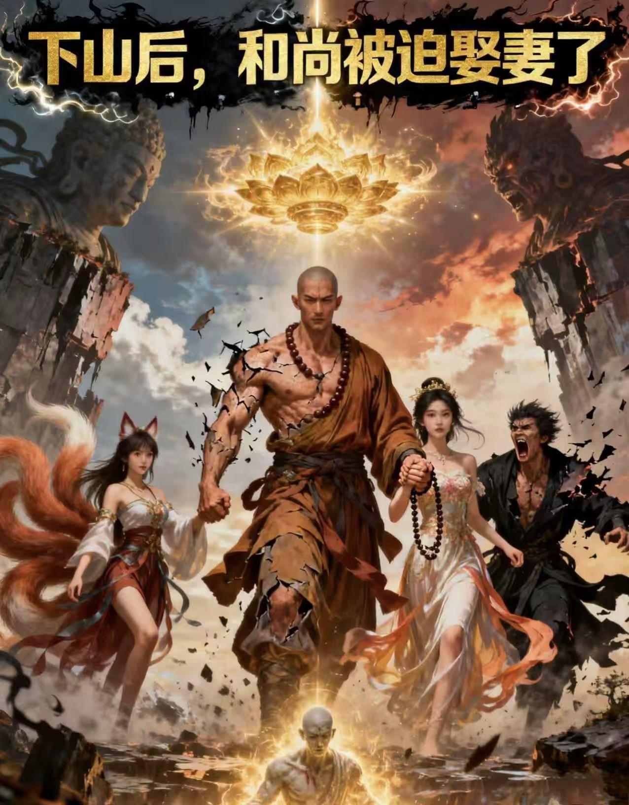 下山后,和尚被迫娶妻了